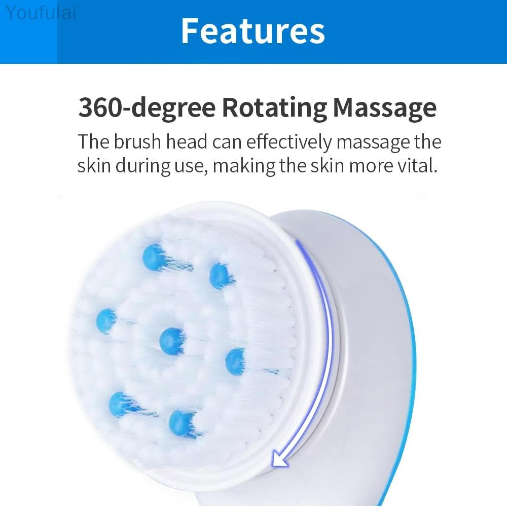5-in-1 Electric Shower Brush โ Body Cleansing & Exfoliating Spa