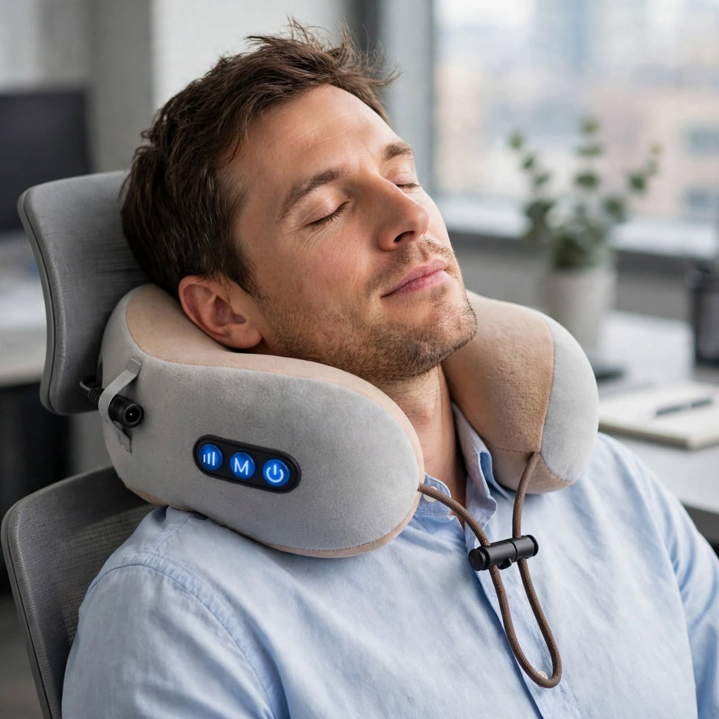 Rechargeable U-Shaped Neck Massager ā Portable Shoulder & Cervical Massager