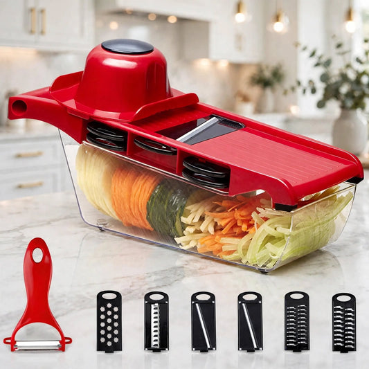 10-in-1 Mandoline Slicer: The Ultimate Kitchen Time-Saver