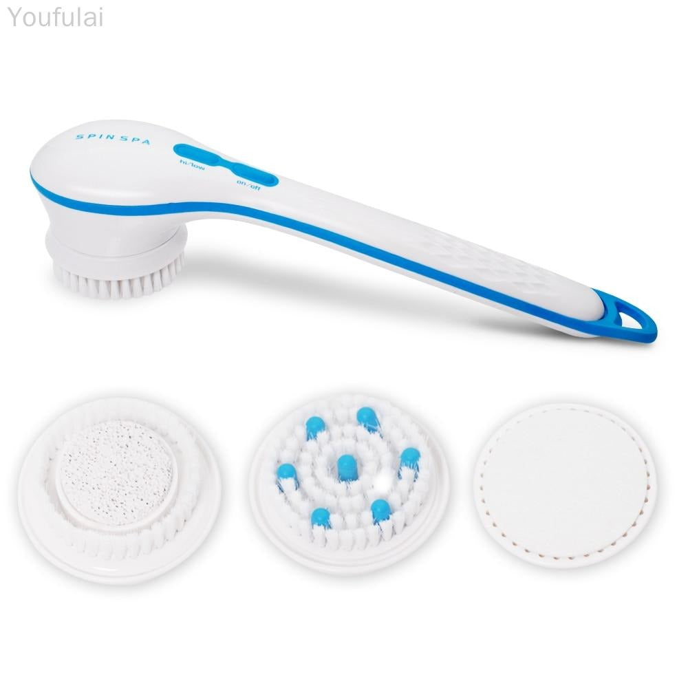 5-in-1 Electric Shower Brush – Body Cleansing & Exfoliating Spa