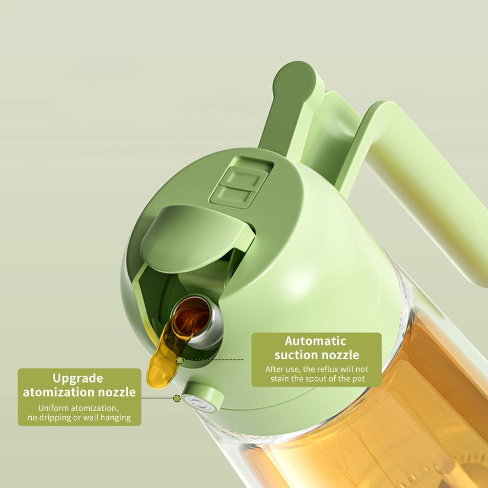 2-in-1 Oil Sprayer Bottle – 470ml Cooking & BBQ Spray Bottle