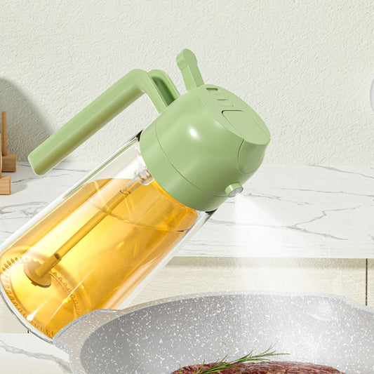 2-in-1 Oil Sprayer Bottle – 470ml Cooking & BBQ Spray Bottle