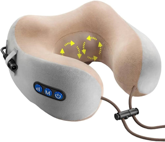 Rechargeable U-Shaped Neck Massager – Portable Shoulder & Cervical Massager
