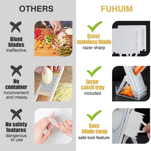 Mandoline Vegetable Cutter & Slicer – Multi-Function Chopper