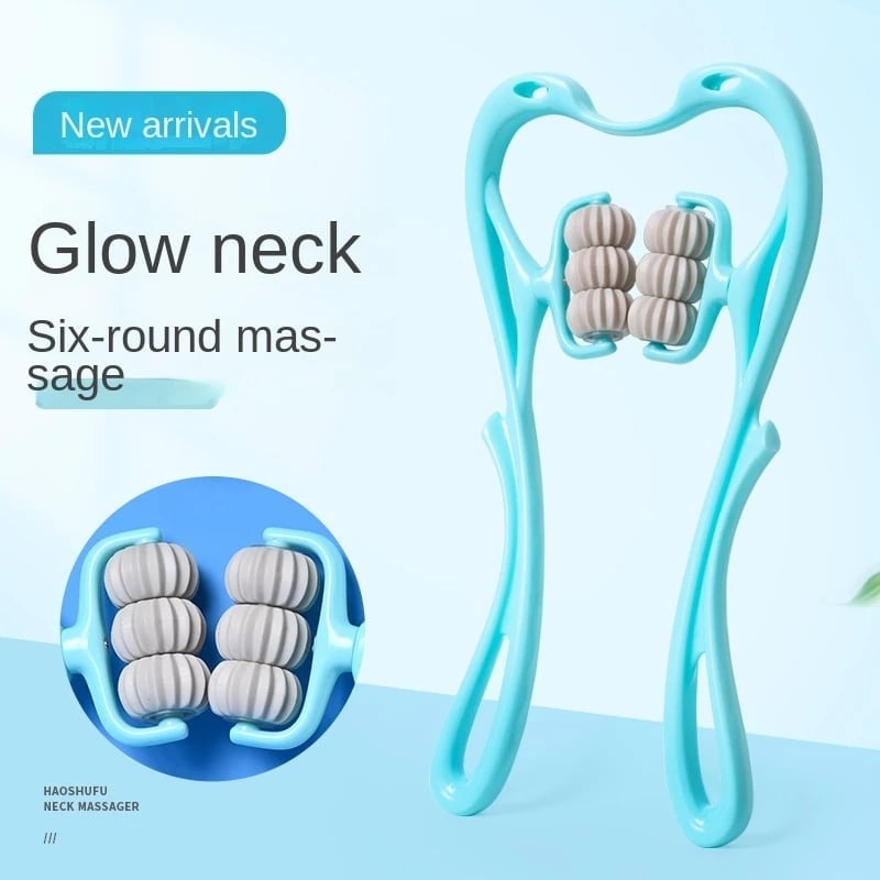 6-Wheel Neck Massager – Relieves Neck, Back & Shoulder Pain