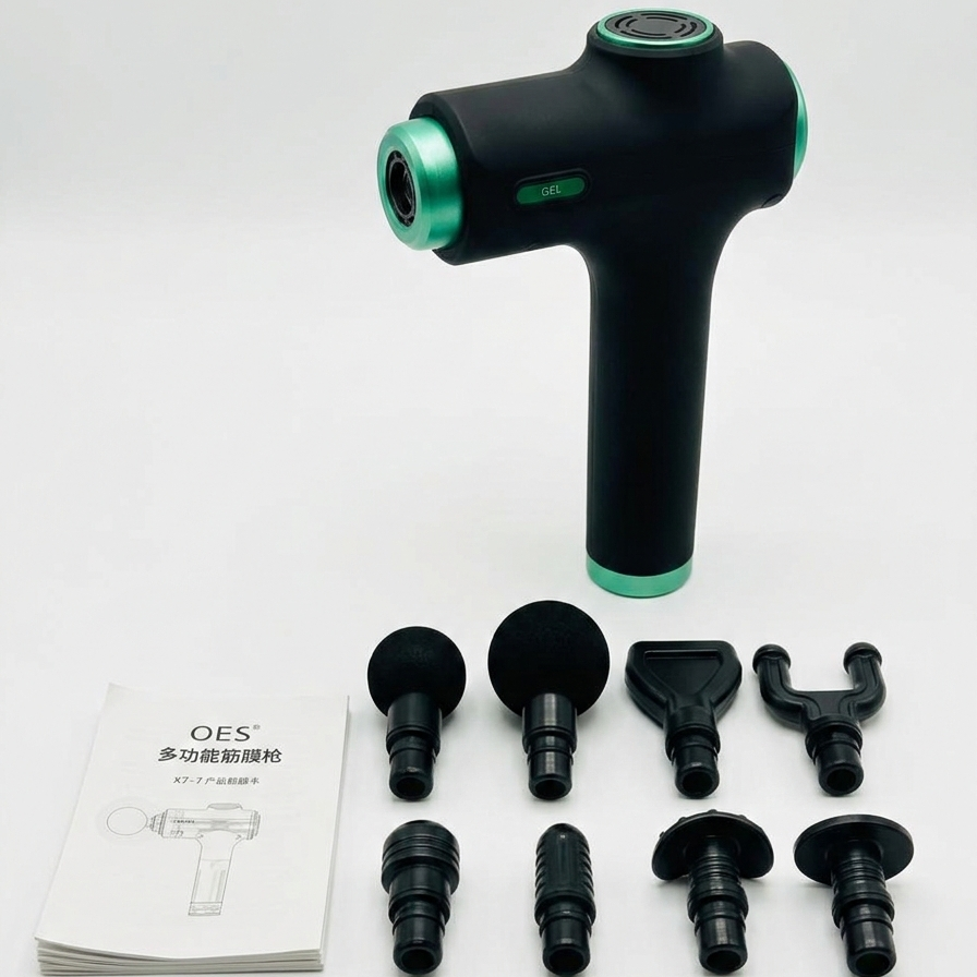 8-in-1 Massage Gun – Deep Tissue Percussion Muscle Massager