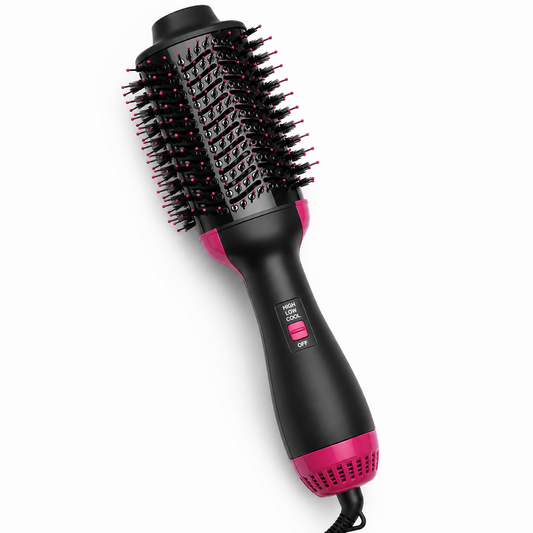 3-in-1 Hair Dryer Brush – Volumizer, Straightener & Curler