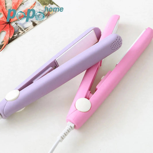 Mini Portable Hair Straightener – Smooth, Frizz-Free Hair