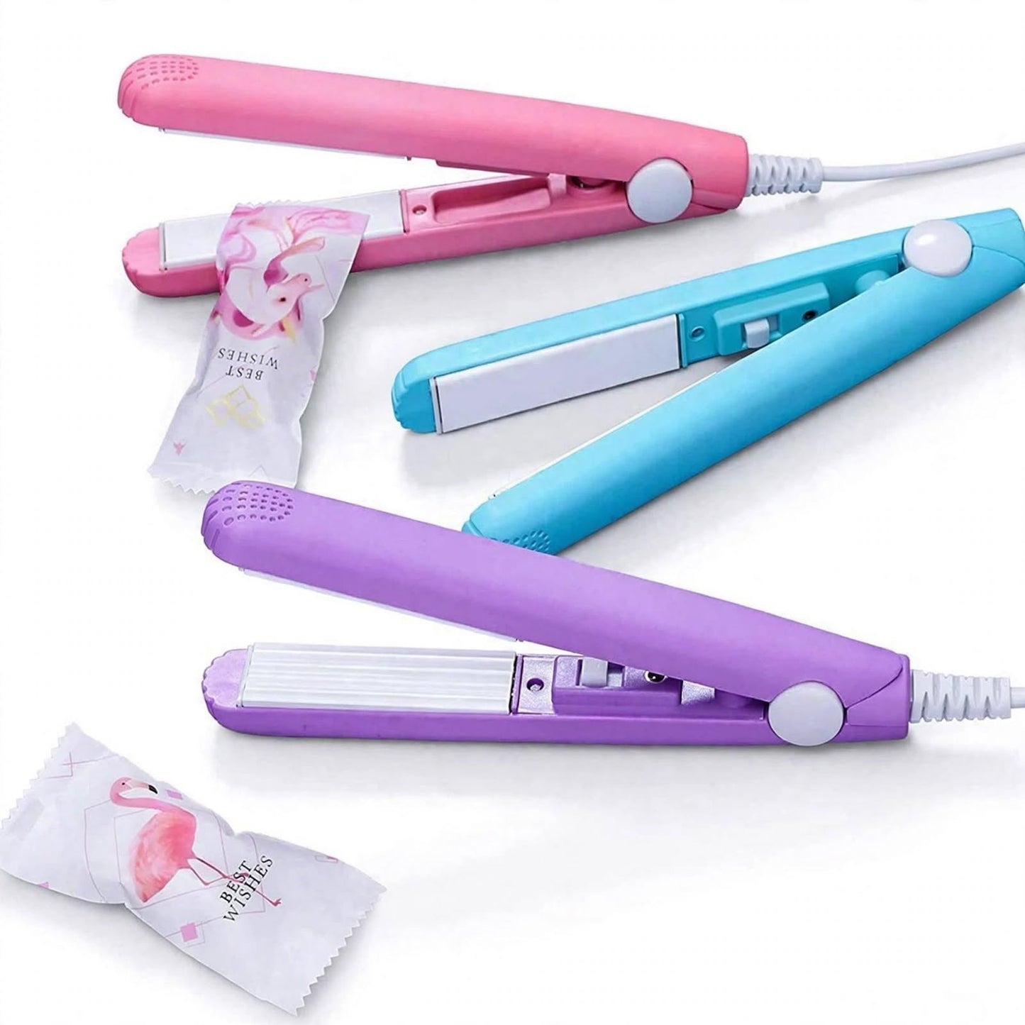 Mini Portable Hair Straightener – Smooth, Frizz-Free Hair