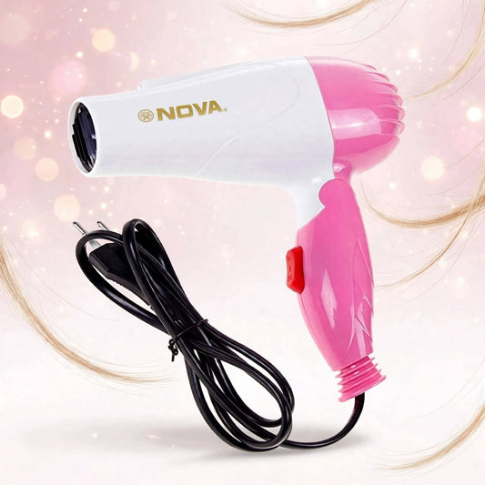 Nova NV-1290 Hair Dryer – Fast Drying Foldable Travel Hair Dryer