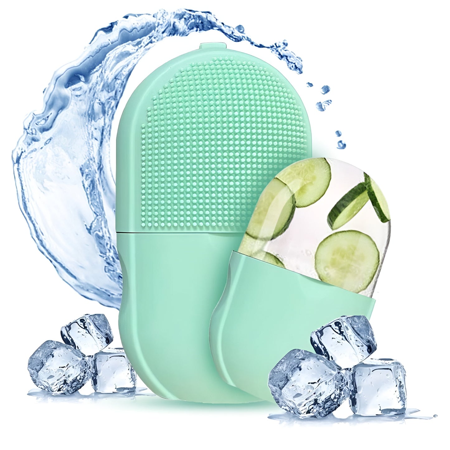 Silicone Ice Roller for Face – Facial Massage & Cleansing Tool